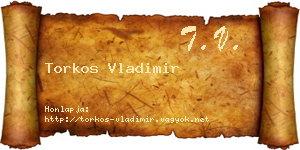 Torkos Vladimir névjegykártya